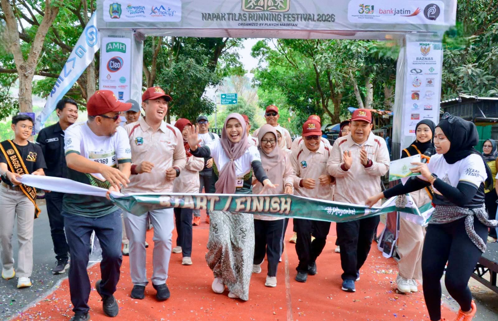 Semarak Hari Jadi ke-351 Magetan, Ratusan Pelari Bertarung di NTRF Vol. 3 "Nekad Tenan"